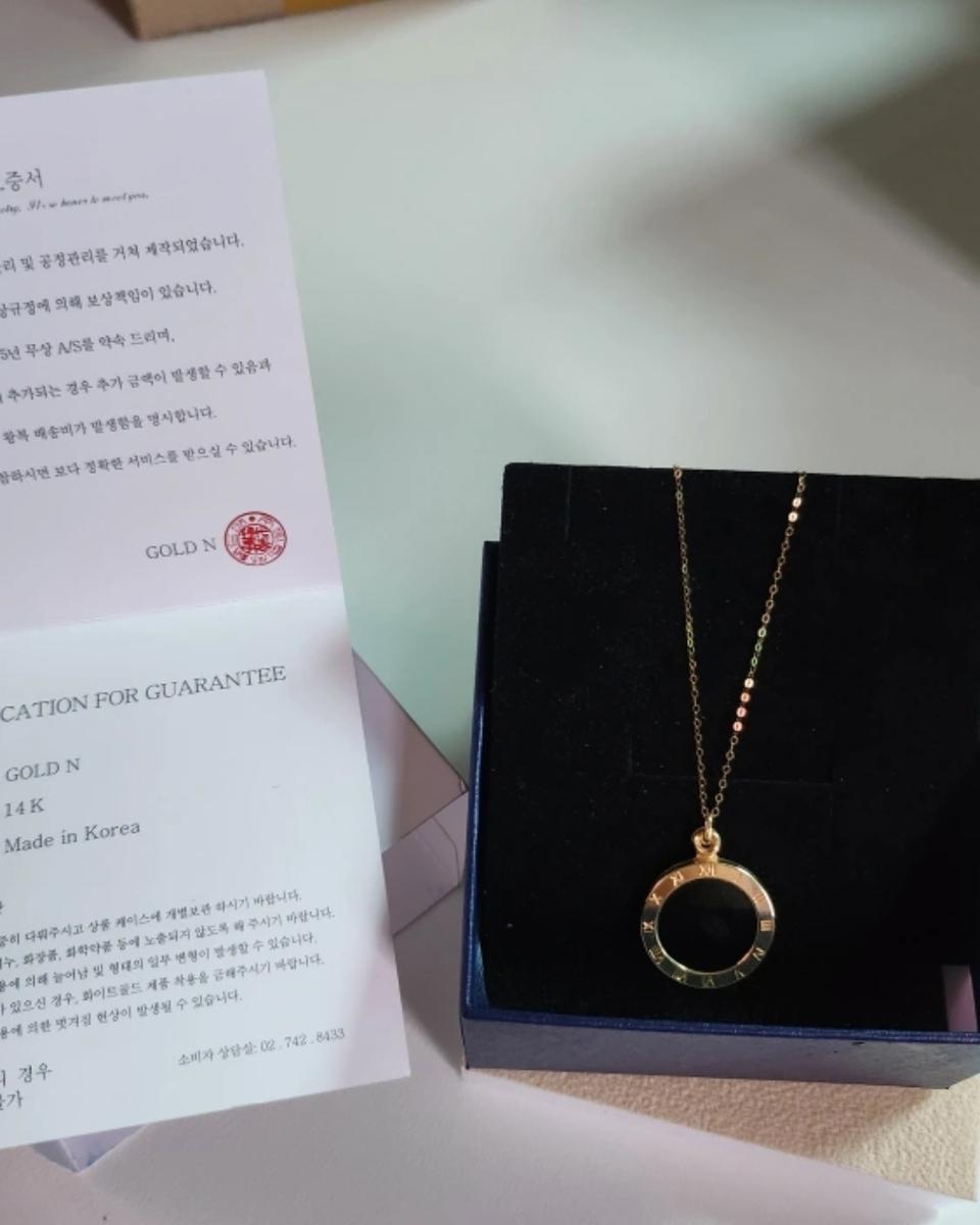 14k오닉스목걸이