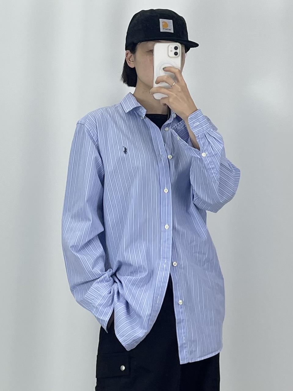 [M]POLO폴로 스카이 스트라이프 셔츠 CK9576