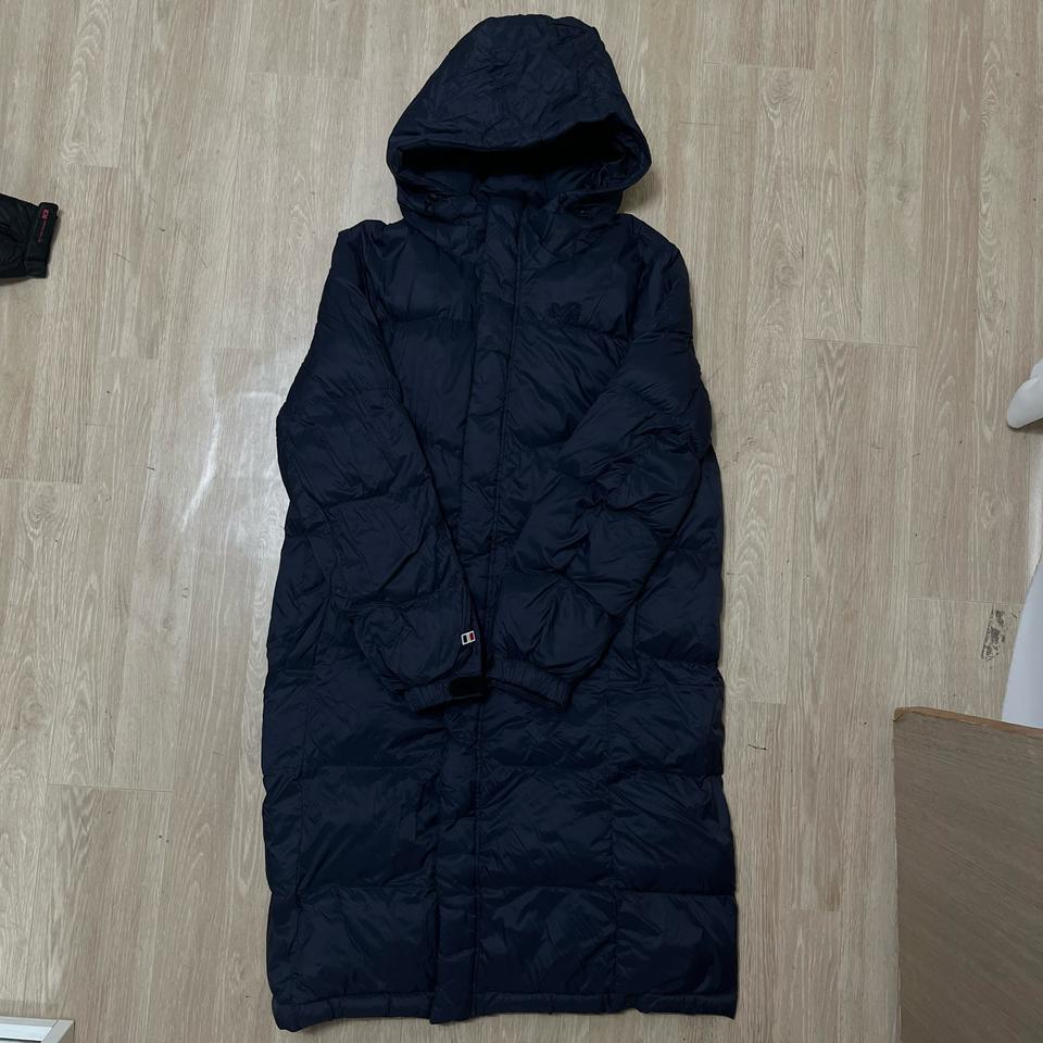 밀레 다운 오리지널 로고 롱패딩 후드점퍼 90