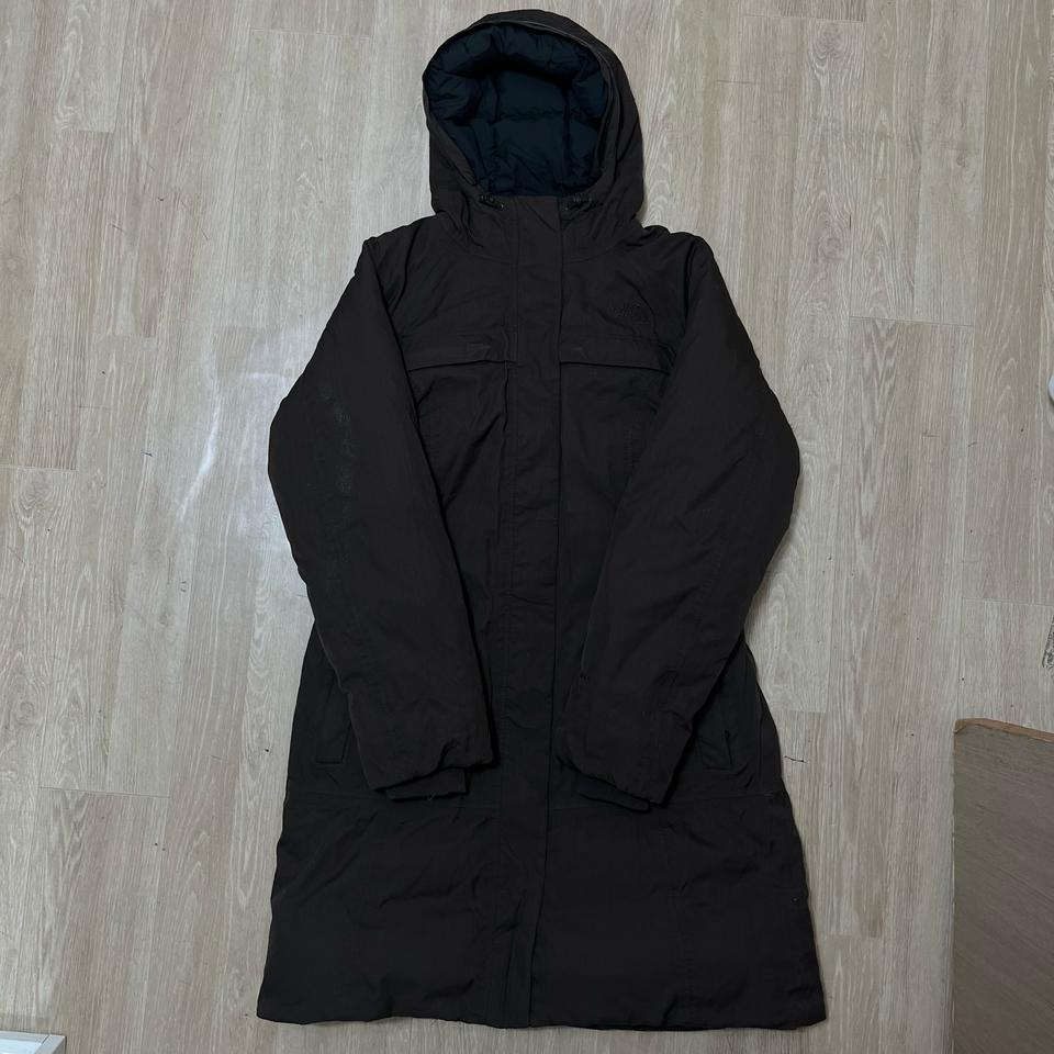 노스페이스 하이벤트 다운 오리지널 로고 롱패딩 M