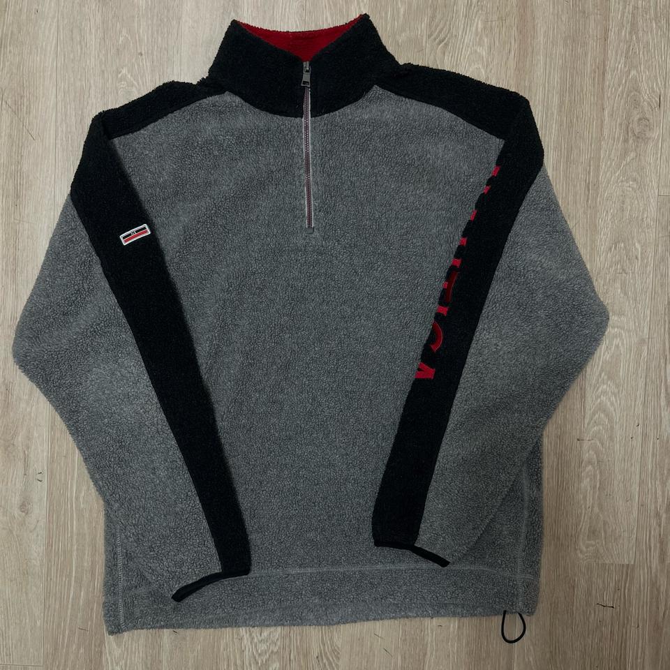 노티카 오리지널 로고 사이드라인 반집업 후리스 자켓 L