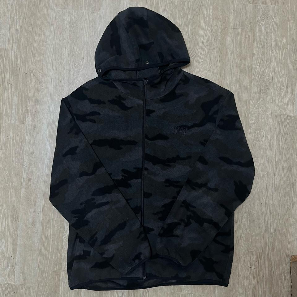 NBA 밀리터리 오리지널 로고 후리스 후드집업 자켓 XL