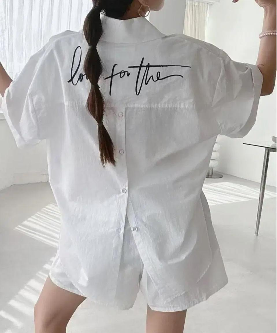 레터링 투피스세트