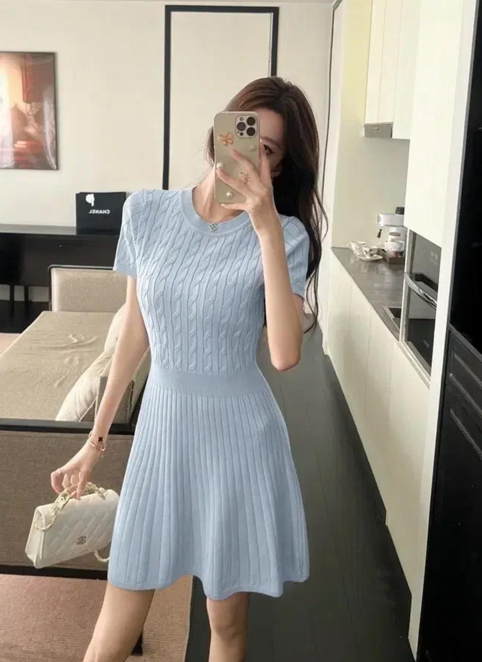 특가))바비 케이블원피스