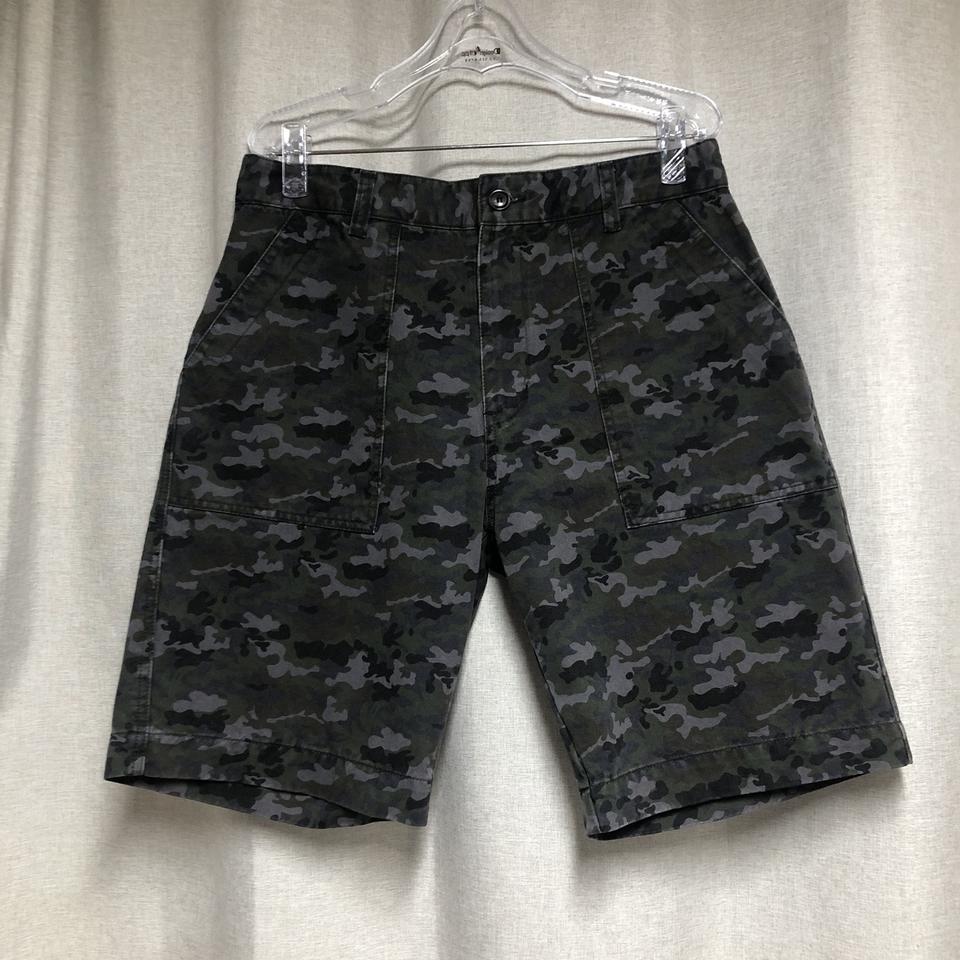 (새제품) 펜필드 카모 패턴 플랩포켓 반바지 (W32)
