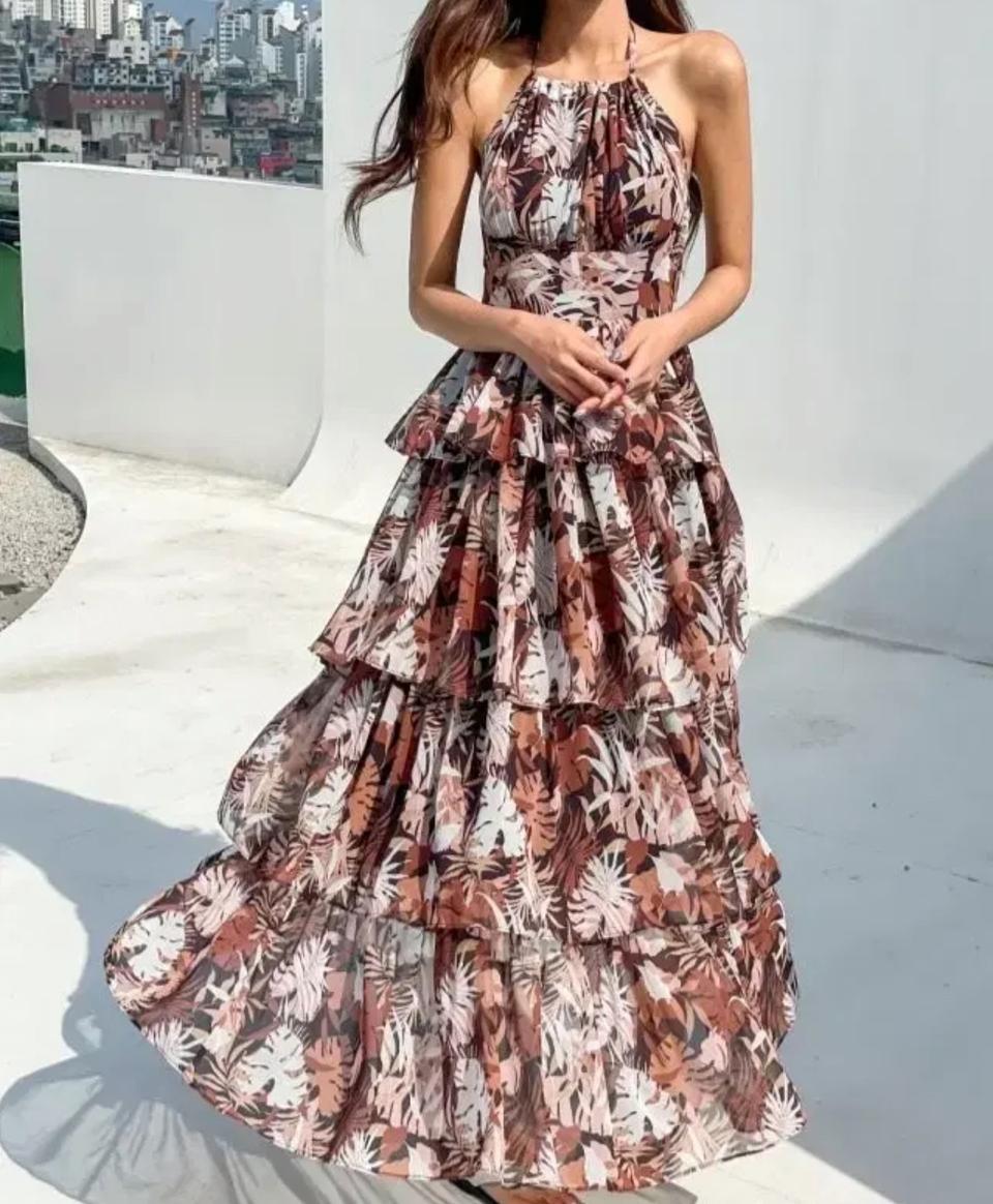 홀터넥 캉캉원피스