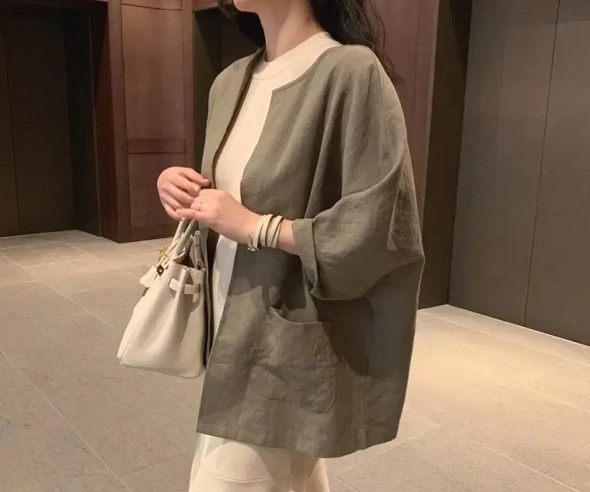 어반 린넨 자켓