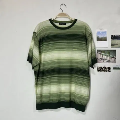 인디안 여름 니트 반팔 티셔츠 100