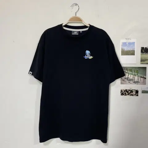 뉴발란스 프린팅 오버핏 반팔 티셔츠 90