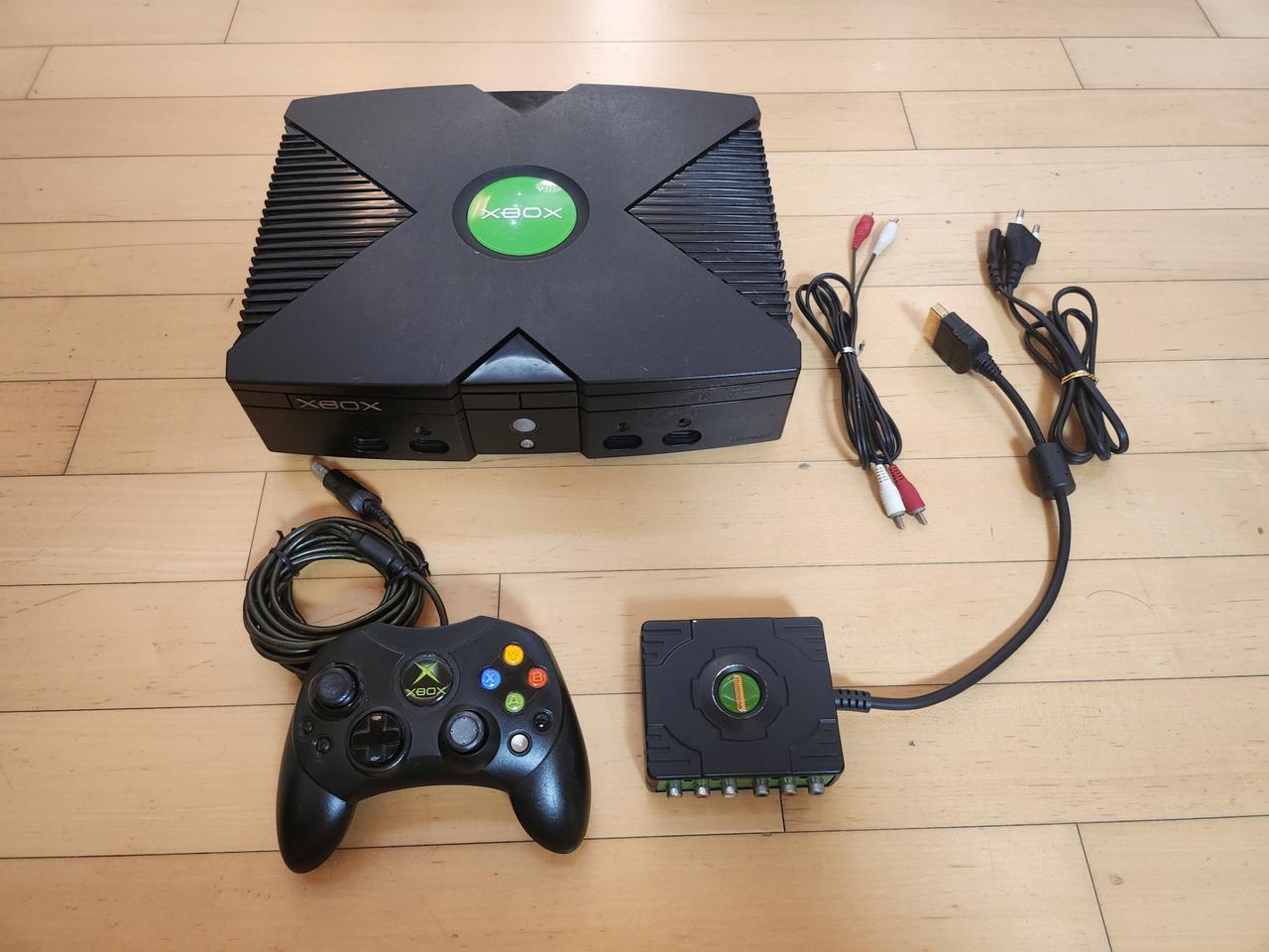 XBOX 구엑박 에뮬 커*버전 게임기 및 AV Pack 등 일괄 정리