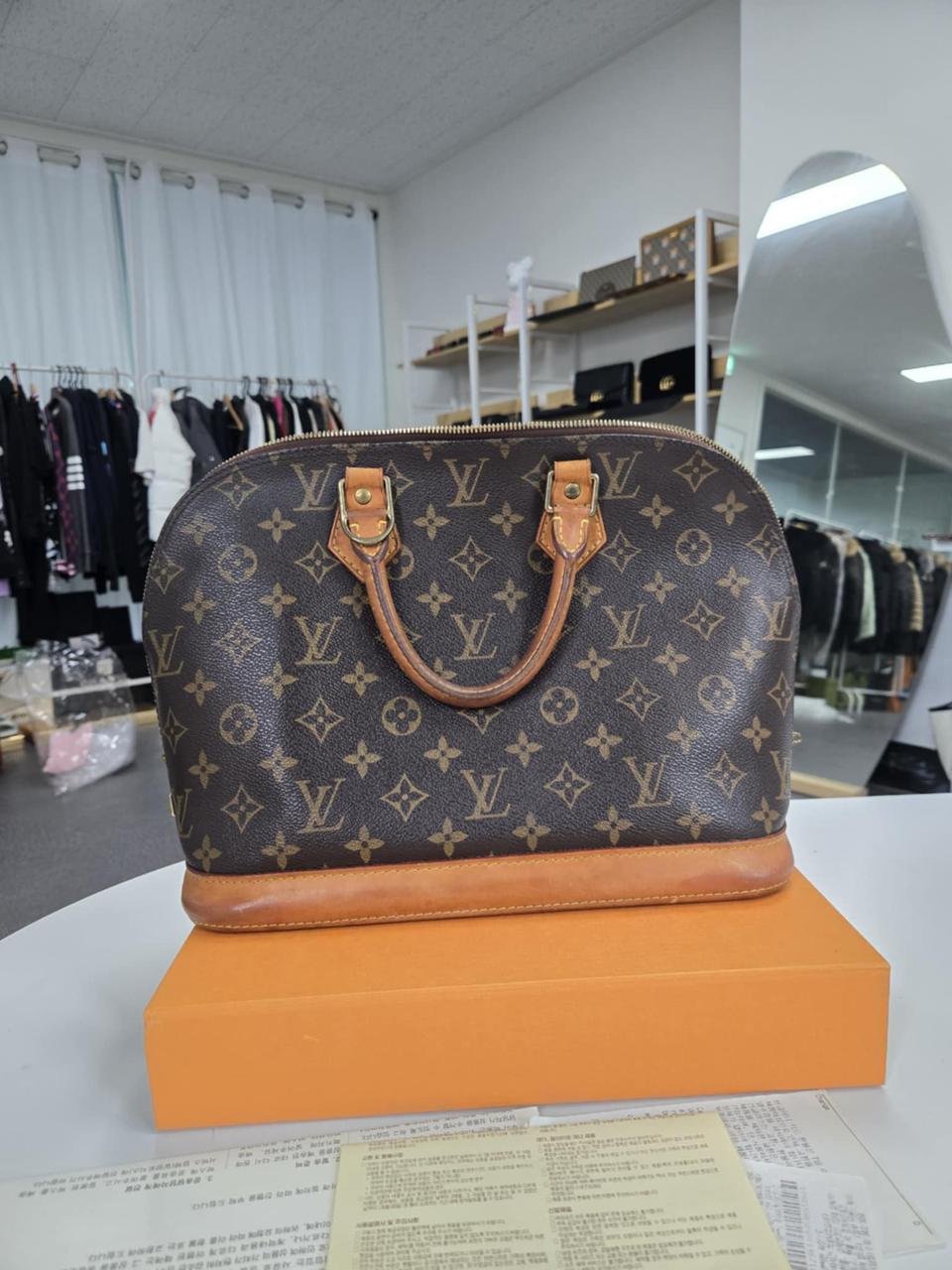 [A급컨디션]루이비통 알마 토트백