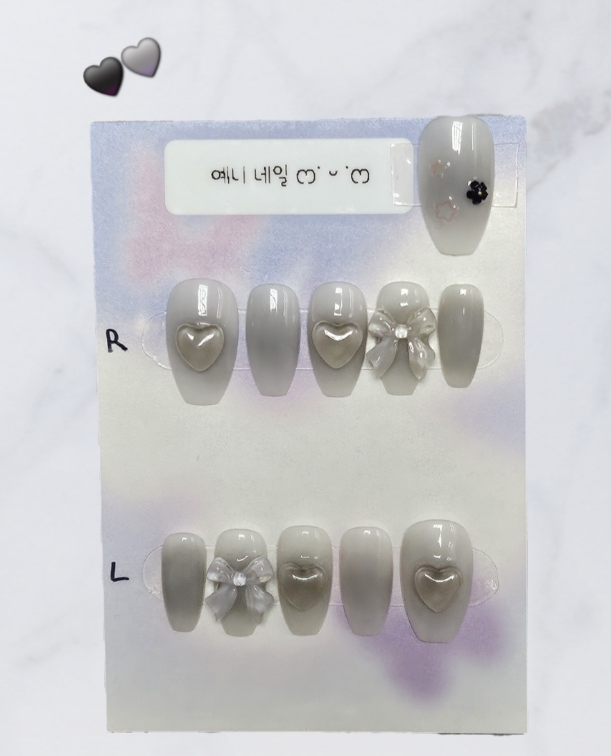 [수제네일팁] 데일리 치크 네일팁