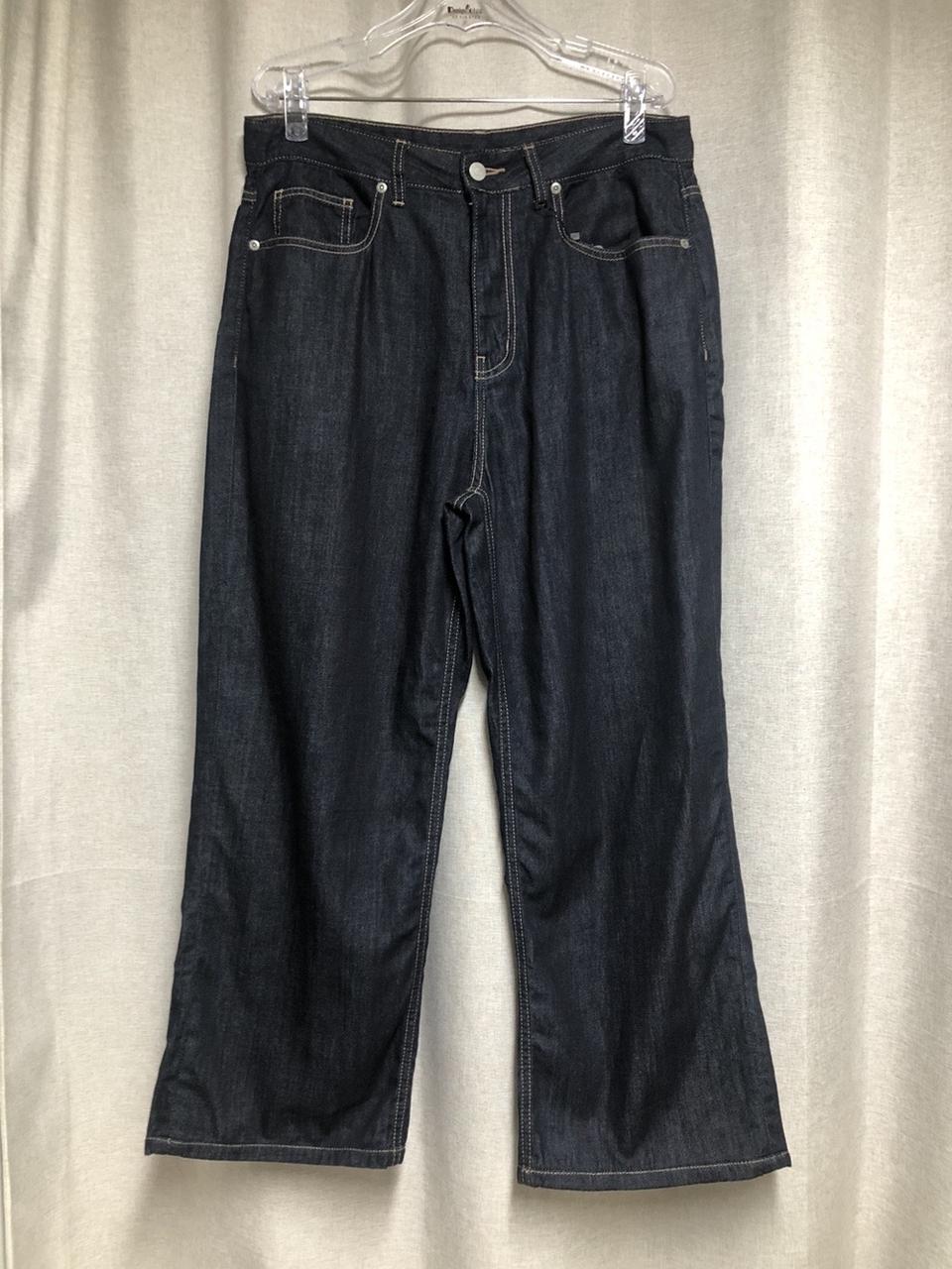 (새상품) 무신사 스탠다드 릴렉스 생지 데님 팬츠 (W32)