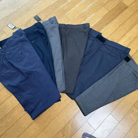 새상품)장당가격) 유명 테일러메이드 브랜드 남성 케주얼 정장 바지 6종