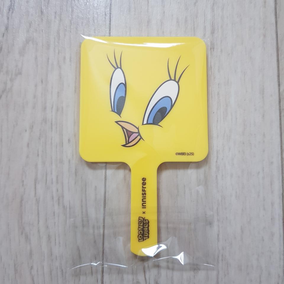 이니스프리 루니툰즈 트위티 손거울 미니 거울 미개봉 새상품