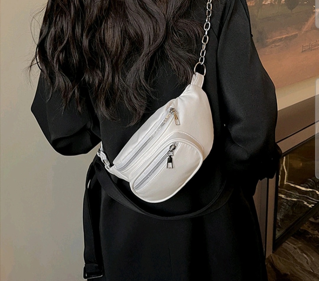 화이트 크로스백