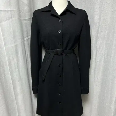 트위드 벨트 원피스