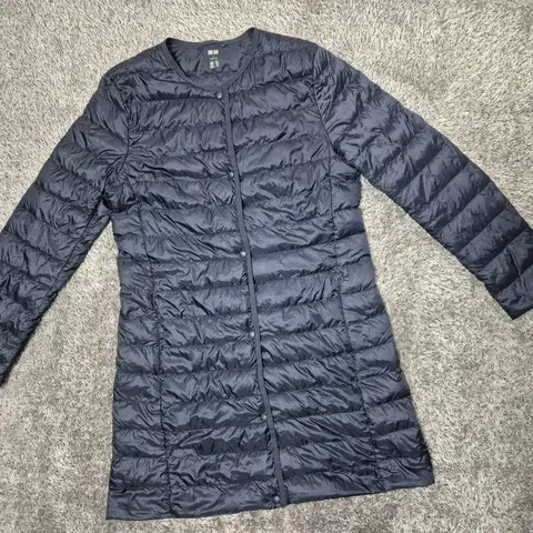 유니클로 경량 롱패딩 L 여성