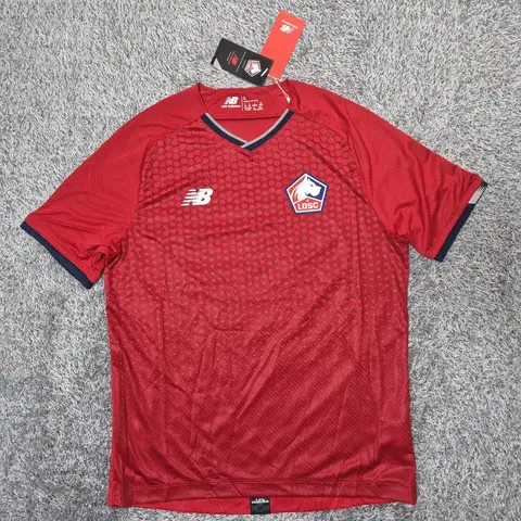 [새상품]뉴발란스 릴 Lille OSC 홈 반팔 유니폼 XL(105)