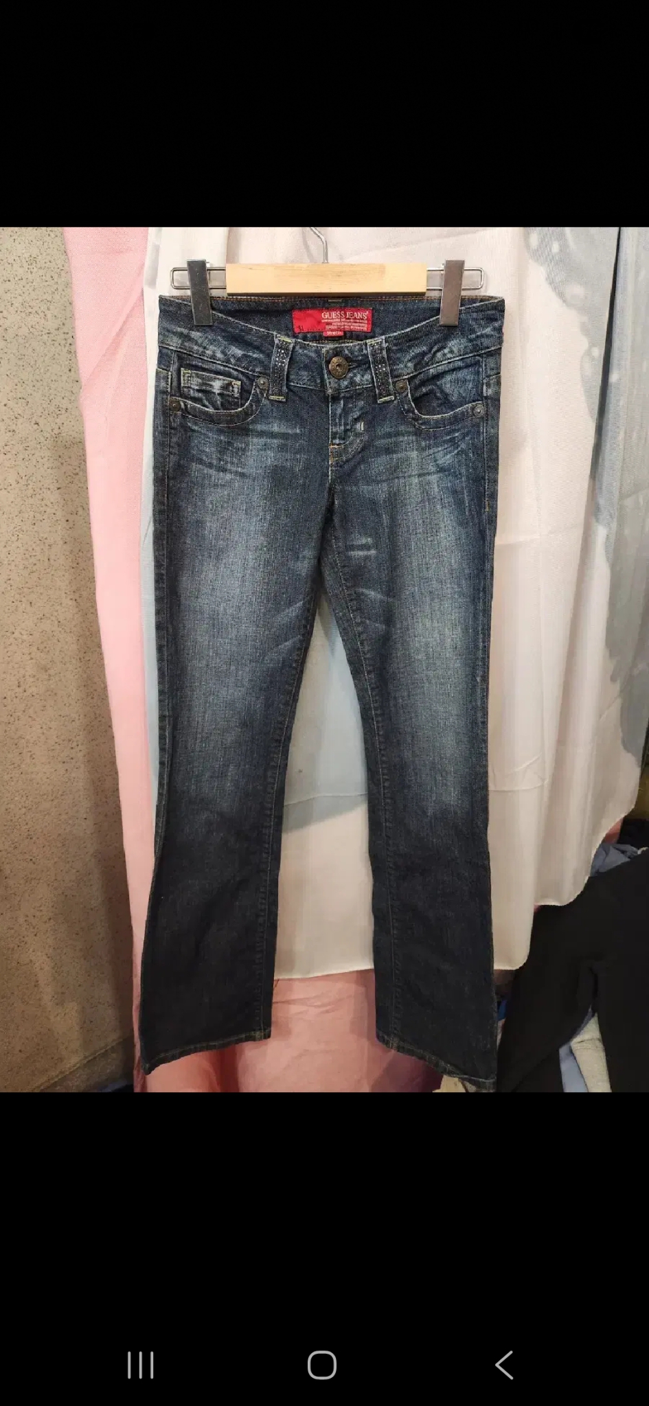 26)게스 daredevil boot 큐빅 청바지  g3