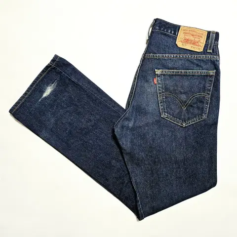 [33X32][리바이스] 00's 517 부츠컷 데님 진 다크인디고