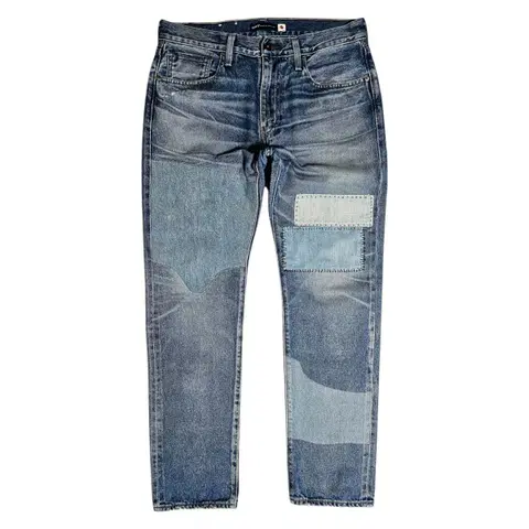 [32][리바이스]502 MADE&CRAFT 빅E 테이퍼드핏 패치워크#