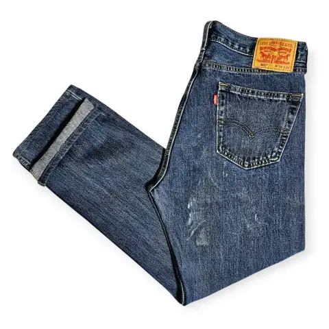 [34][리바이스] 505 오리지널 레귤러 핏 다크 인디고