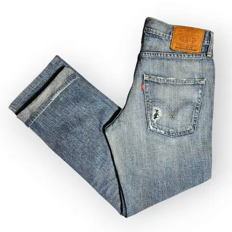 [31][리바이스]00's 일본판 UF533-02 스트레이트 워시드 데님