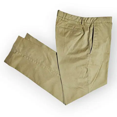 [30][브룩스브라더스]레드플리스 슬림핏 가먼트다이 워크 치노팬츠 탄