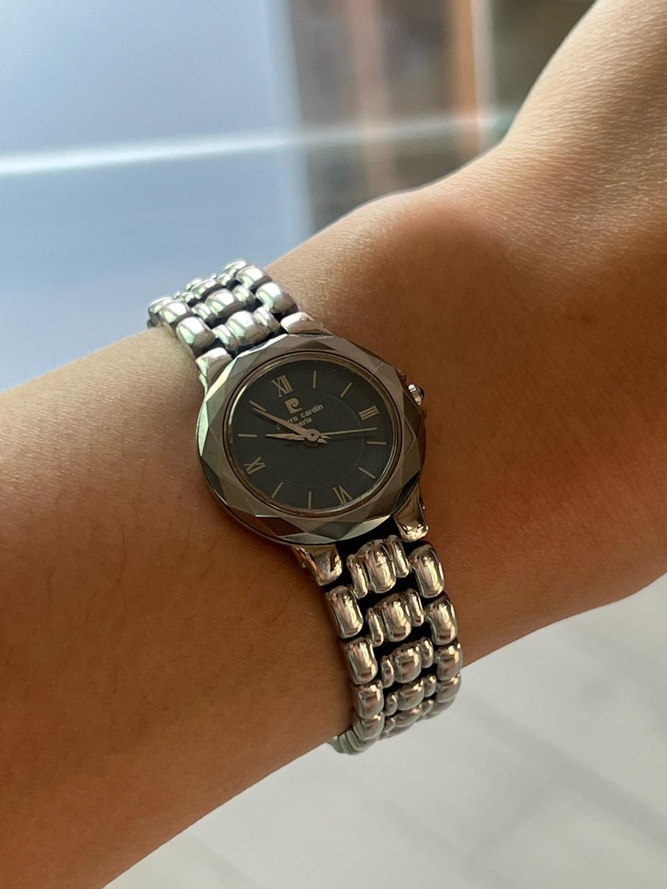 피에르가르뎅 여성 메탈 손목시계 (은장)