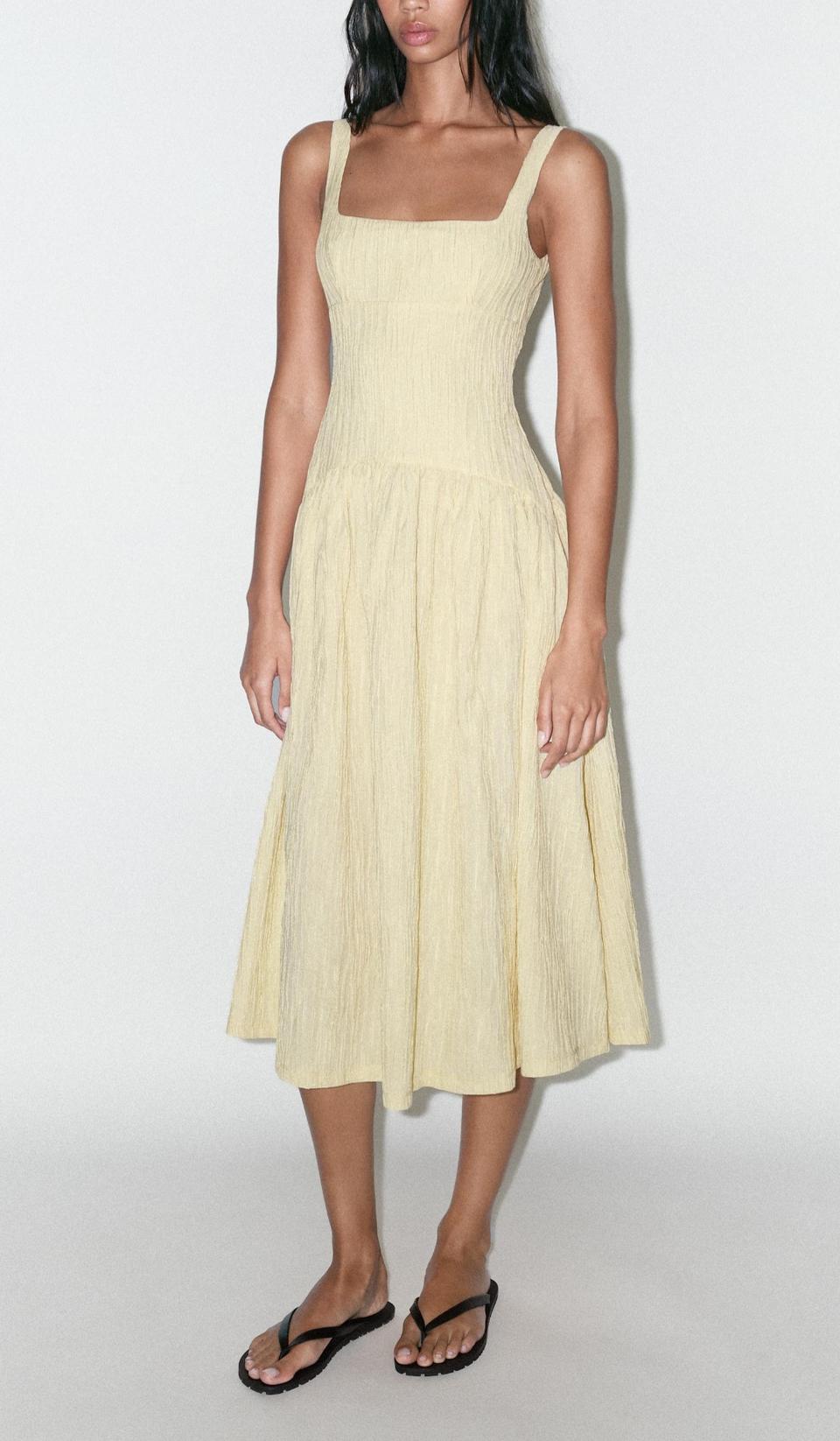 자라 텍스처 원피스 (정가89900)