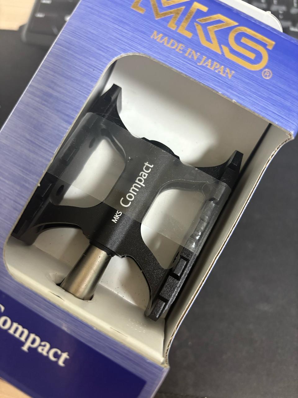 MKS 컴팩트 탈착식페달 블랙