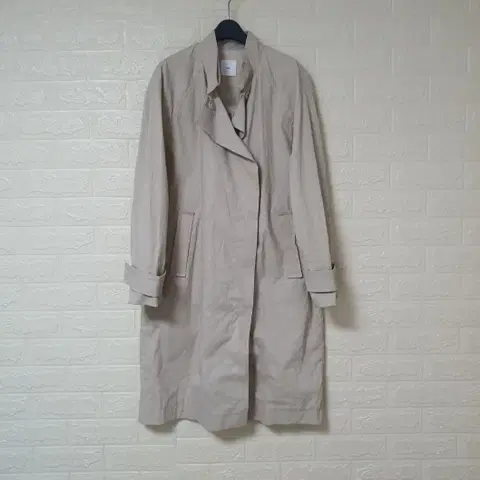 구호 KUHO 린넨 블렌드 롱자켓 사이즈 155