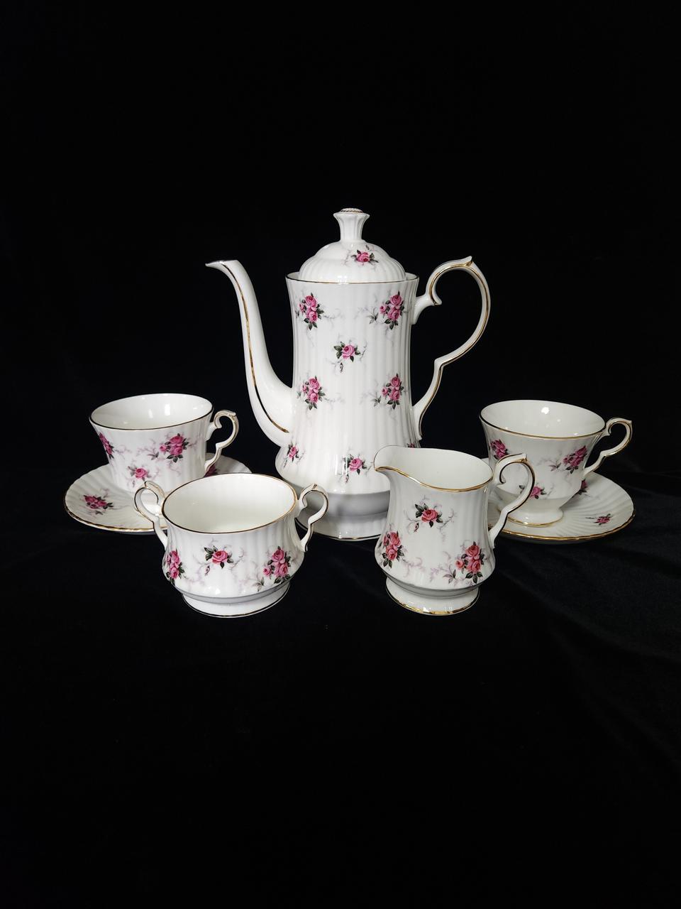 해머슬리 프린세스 하우스 커피팟,슈크세트,커피잔세트