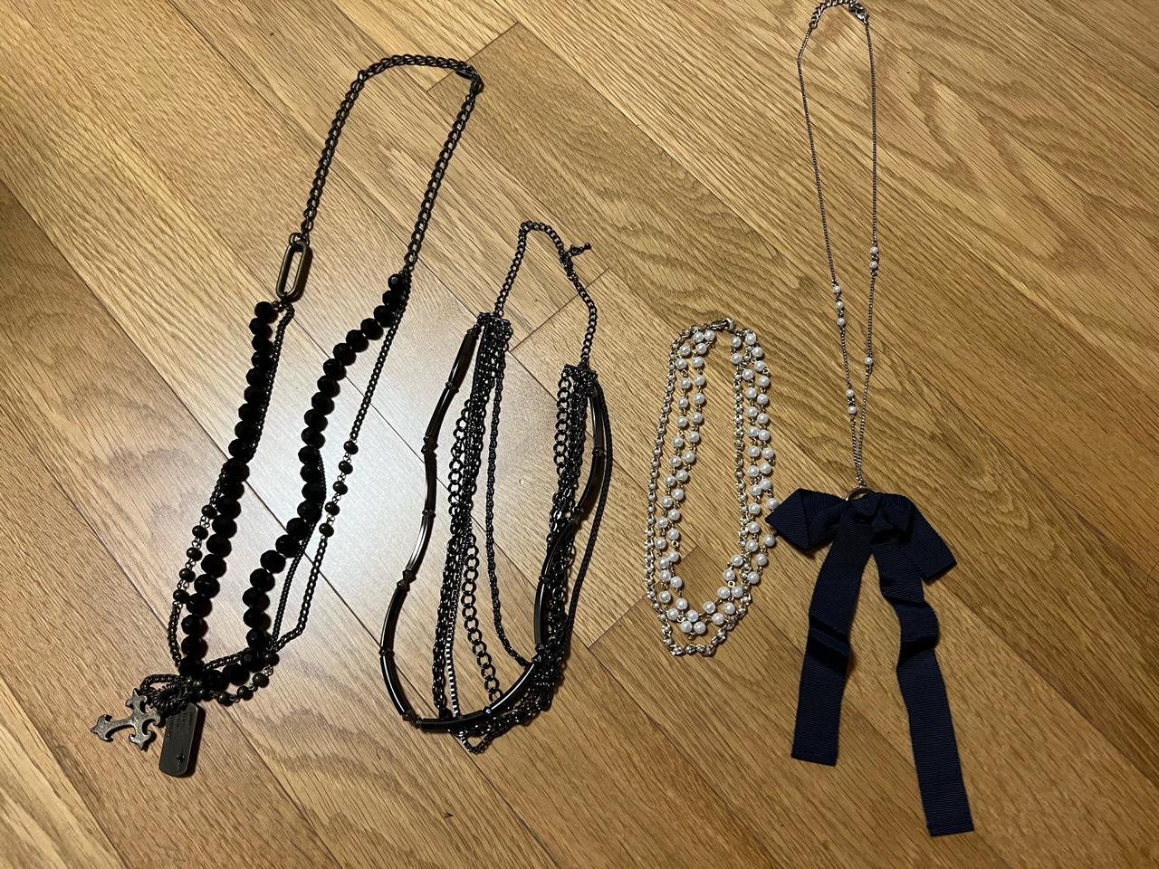 목걸이 4개 일괄