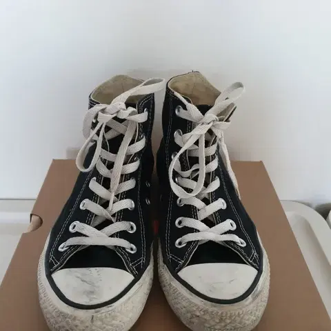 컨버스 블랙 하이탑 척테일러