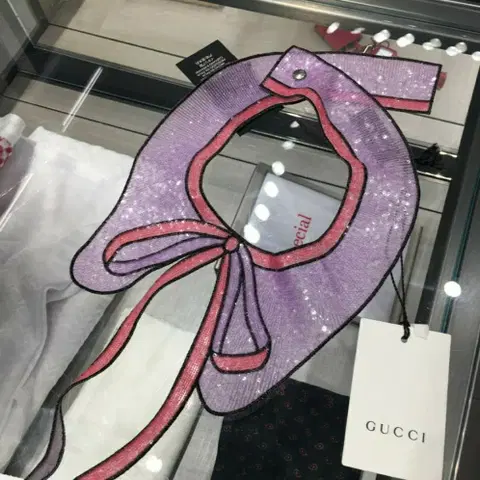 정품) gucci 구찌 스팽글 케이프