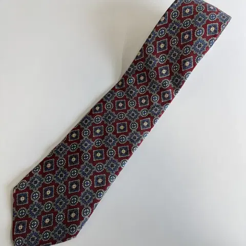 빈티지 실크 넥타이 8.2cm