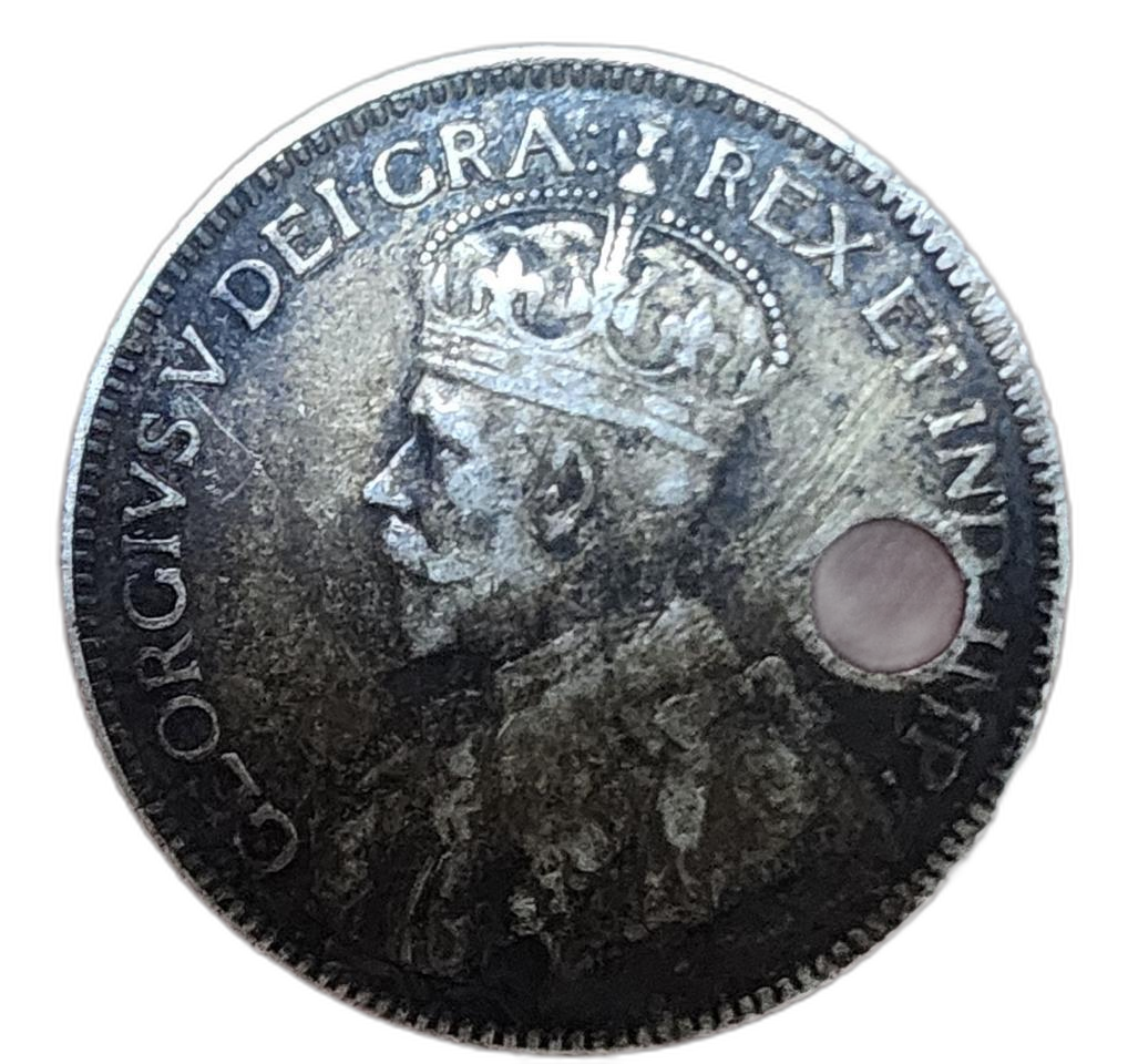 캐나다 25 센트 1914년