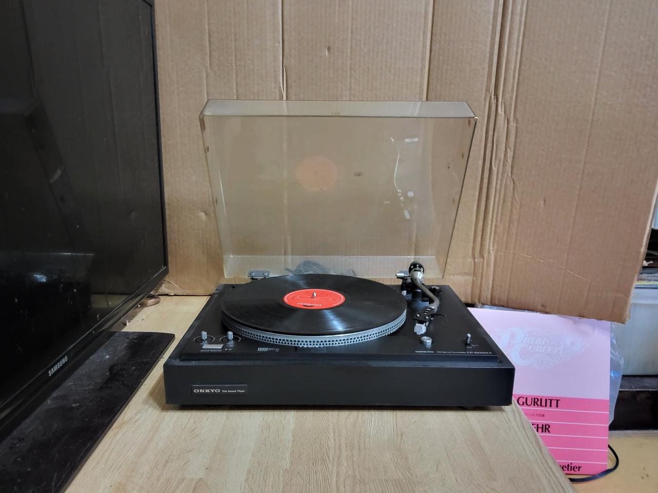 온쿄 CP 6000A LP 턴테이블 (오디오 앰프 스피커