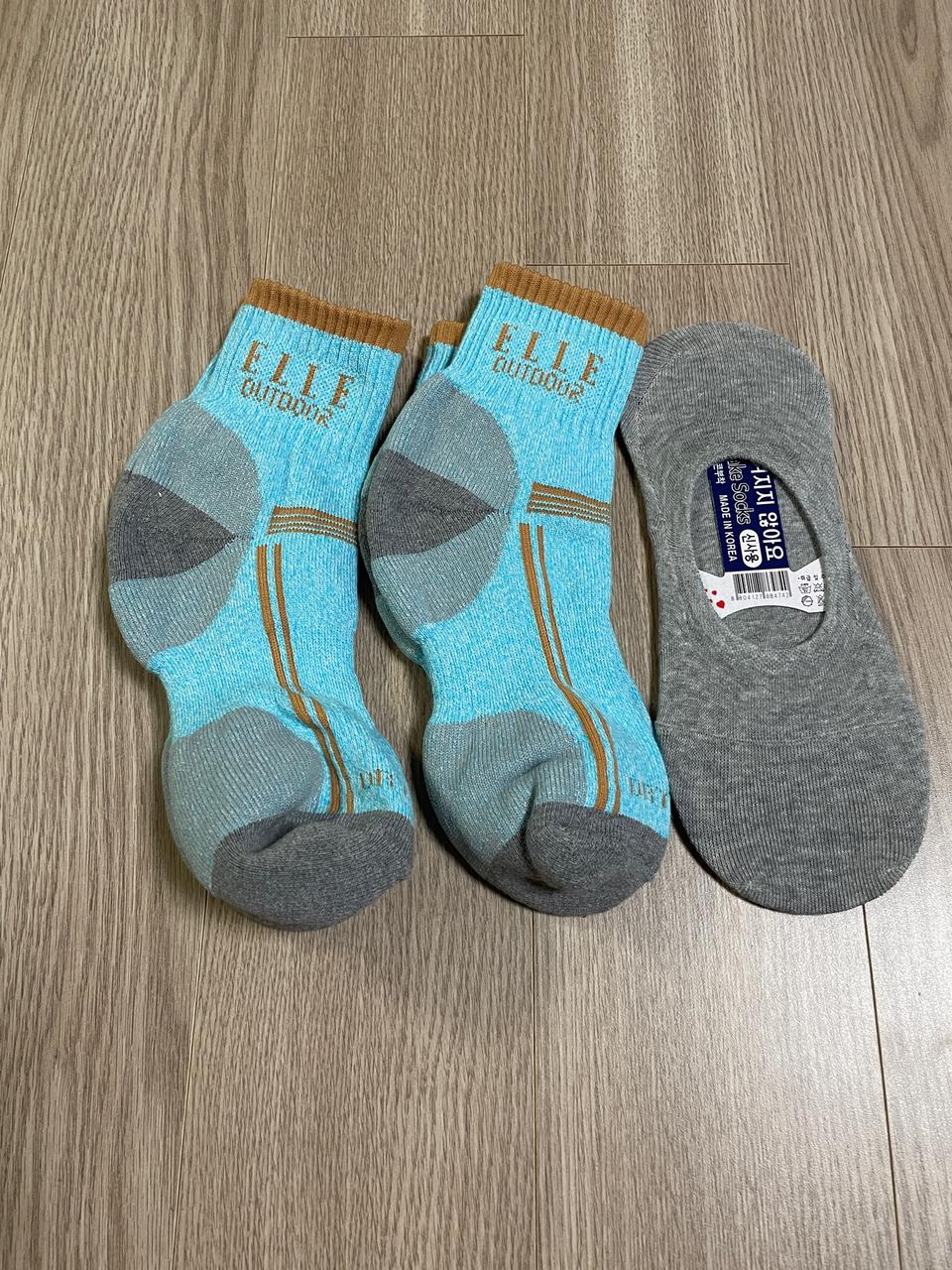 남성 스포츠양말2개+덧신1개 / 일괄