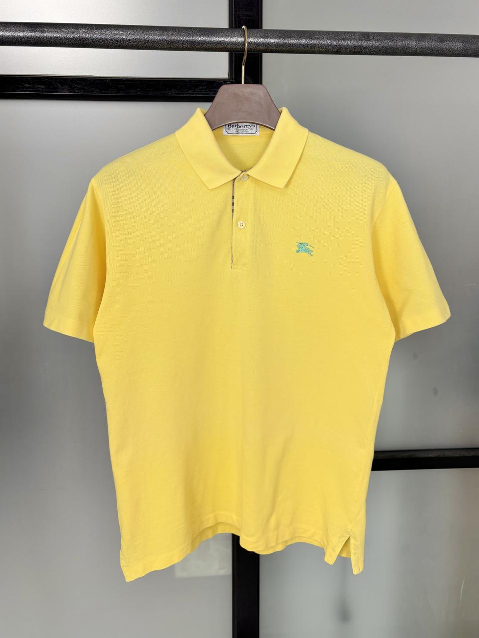 [L]BURBERRY버버리 옐로 카라 반팔 티셔츠 CK9602 
