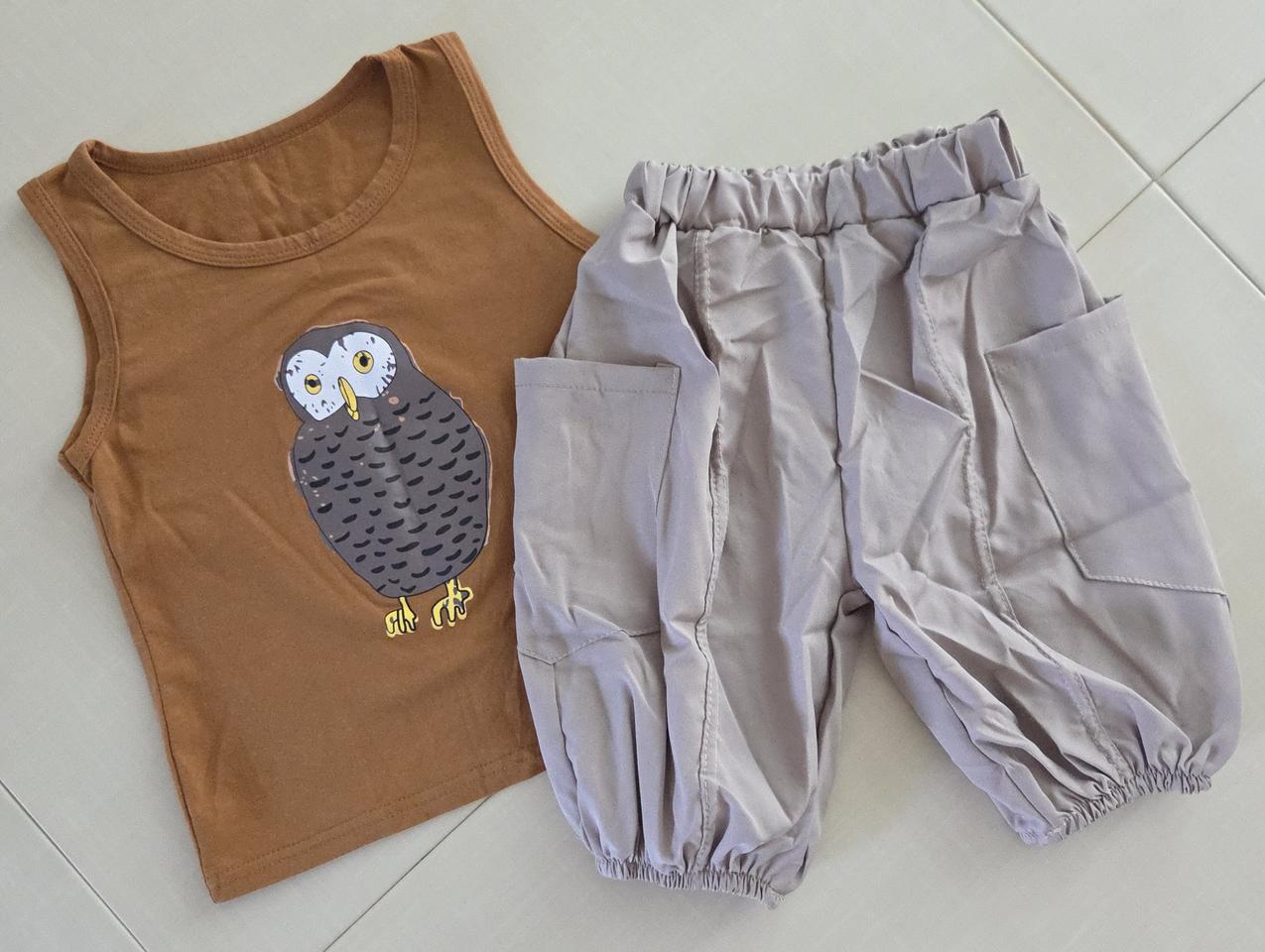 남아 유아 민소매 여름 상하복세트 100사이즈