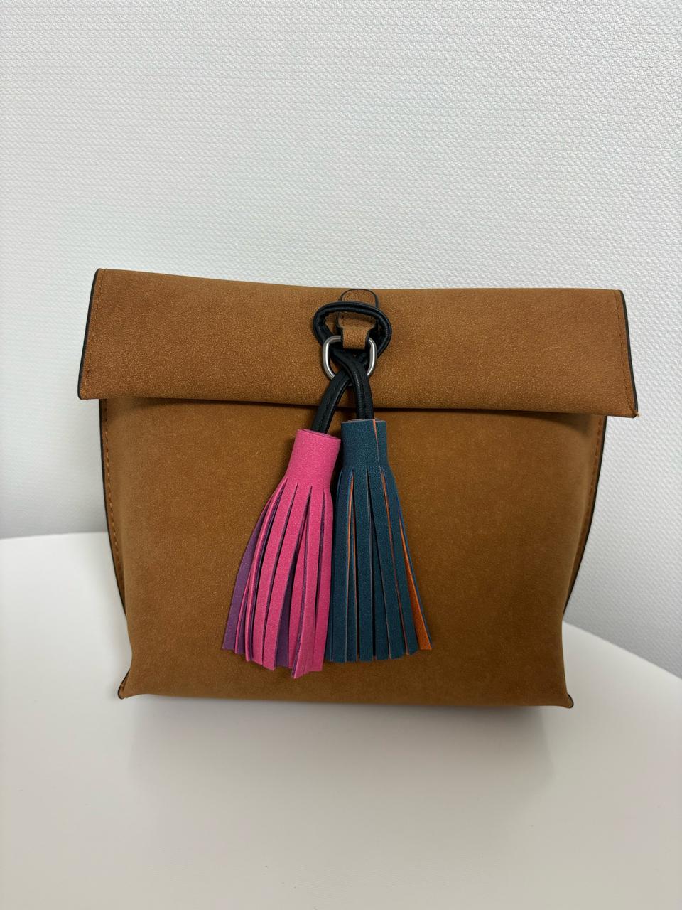 초고퀄 태슬 스웨이드백