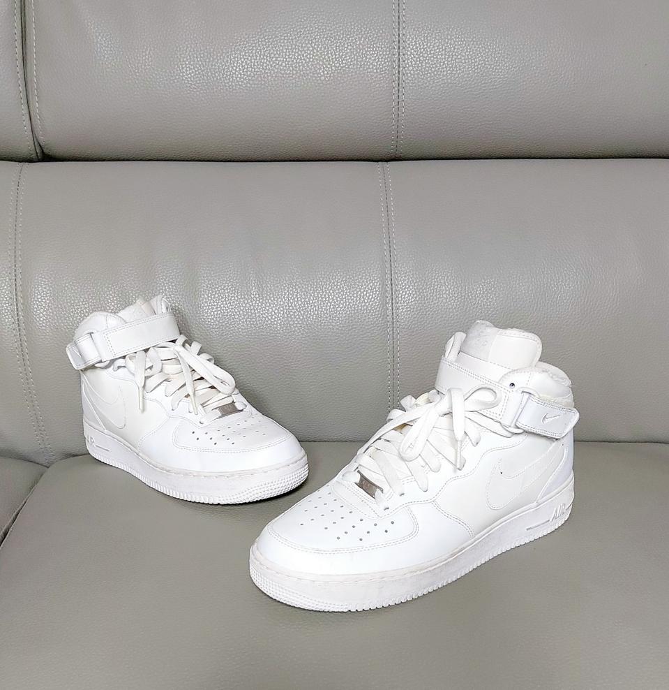 새제품급/나이키 에어포스 미드1 280 화이트