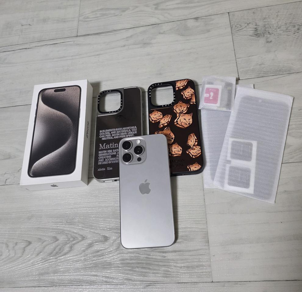 아이폰 15 pro max [상태 최고, 풀박스]