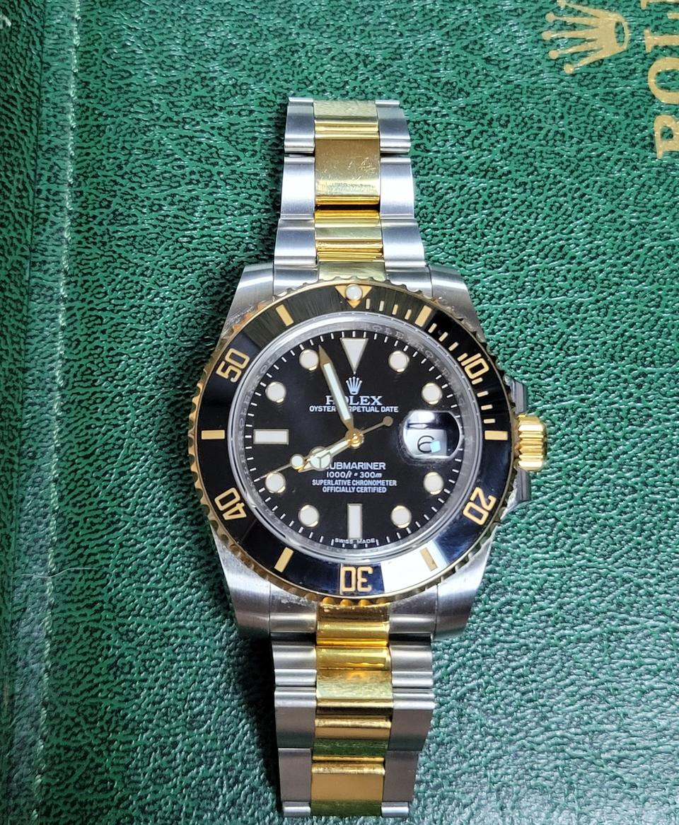 롤렉스 서브마리너 흑곰/데이저스트