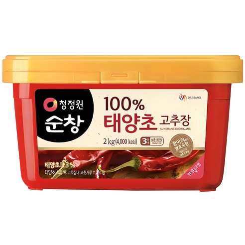 청정원 순창 태양초 고추장 2kg 1개