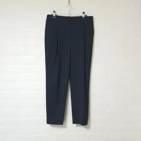 구호 kuho 핀턱 슬랙스 블랙 사이즈 2