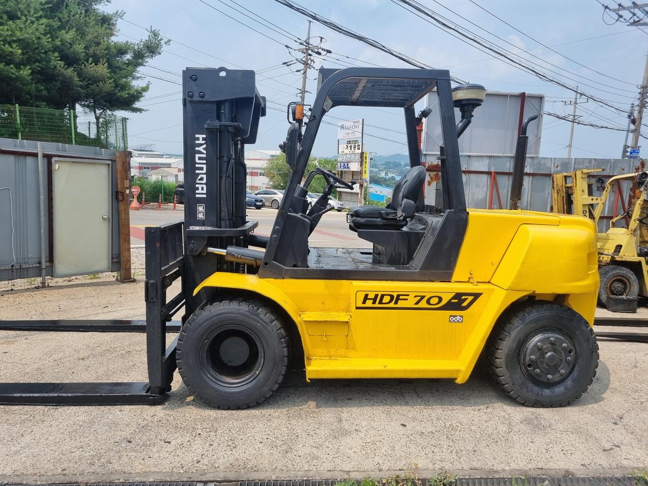 현대7톤자동발디젤지게차